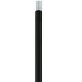 Livex Lighting Black 12" Length Rod Extension Stems 56050-04