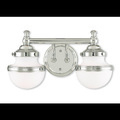 Livex Lighting Oldwick 2 Light Polished Chrome Bath Vanity 5712-05