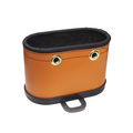 Klein Tools Bucket Bag, Bucket Bag, Orange, Plastic Exterior, Canvas Interior, Polypropylene Bottom, 14 Pockets 5144BHB