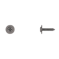 Disco Blk Phspht Trim Screws 8X3/4" Phllp Flat Top PK10 5970PK