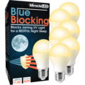 Miracle Led Blue Blocking Amber Glow LED Night Time Sleep Bulb Replace 60W 602107