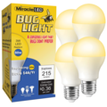 Miracle Led 3W Low Profile LED Bug Light Amber Glow Replace 50W 602178