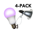 Miracle Led Clamp Lamp Grow Fixture + Red & Blue LED Grow Light 8 Pcs Kit 602288