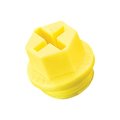 Caplugs METRIC SEALING PLUGS, Yellow, Nylon 1700 PK MT-24 MT24Q1