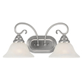 Livex Lighting Coronado 2 Light Brushed Nickel Bath Vanity 6102-91