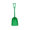 Malish Sanitary Shovel, Polypropylene Blade, 42 in L Green Polypropylene Handle 62542