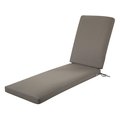 Classic Accessories Ravenna Chaise Cushion, Dark Taupe, 72"x21"x3" 62-001-TAUPE-EC