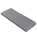 Classic Accessories Montlake Quilted Patio Cushion, Grey, 42"x18"x3" 62-014-GREY-EC