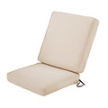 Classic Accessories Montlake FadeSafe Patio Chair Cushion, 3" Thick, Antique Beige 62-055-BEIGE-EC