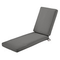 Classic Accessories Montlake FadeSafe Patio Chaise Lounge Cushion Combo, 74"L x 23”W x 3”T 62-056-LCHARC-EC