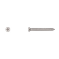 Disco Sheet Metal Screw, #8 x 1-1/2 in, Chrome Plated Oval Head Phillips Drive 6404PK