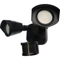Nuvo Lighting LED Security-Light - Dual Head - Black Finish - 4000K - Motion Sensor 65/221