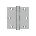 Deltana Satin Stainless Steel Square Hinge SS33U32D