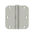 Deltana Satin Nickel Radius Hinge S35R5N15