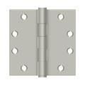 Deltana Satin Nickel Square Hinge S45U15