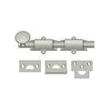 Deltana Surface Bolt, Heavy Duty Satin Nickel 6" 6SB15