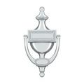 Deltana Door Knocker, Victorian Rope Bright Chrome DKR75U26