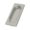 Deltana Flush Pull, Large, 4" X 1-5/8" X 3/8" Satin Nickel FP4134U15