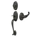 Deltana Riversdale Handleset With Chapelton Lever Entry Oil Rubbed Bronze PRRHCHU10B