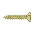 Deltana Wood Screw, #10, 1 in, Plain Brass SCWB1010U3