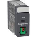 Schneider Electric Interface plug in relay, Harmony Electromechanical Relays, 5A, 2CO, lockable test but to n, 24V AC RXG21B7