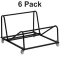 Flash Furniture Sled Base Stack Chair Dolly, PK6 6-RUT-188-DOLLY-GG