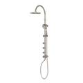 Pulse Showerspas Shower System, Brass and ABS Shower Head: 8" W 7001-BN