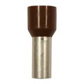Eclipse Tools Wire Ferrule, Brown, 4 AWG, 16mm, PK50 701-042