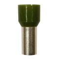 Eclipse Tools Wire Ferrule, Olive, 1/0 AWG, 20mm, PK25 701-046