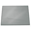 Durable Office Products Rect. Desk, Pad w/ Overlay, 26"x20", Gray 720310