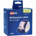 Avery Direct Thermal Roll Labels, 2-5/1, PK300 4190