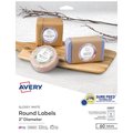 Avery Printable Round Labels with Sure F, PK60 22817