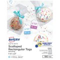 Avery Printable Tags, with Strings, Sca, PK180 22848