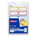 Avery Durable Kids Labels, 0.75" x 1.75", PK60 41442