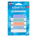 Avery Margin Ultra Tabs, 2.5" x 1", PK16 74150