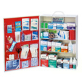 Medique First Aid Cabinet, White; Steel, 4 shelf 734ANSI