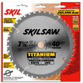 Skil Circular Saw Blade Skilsaw, 7-1/4"X40T 75940