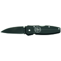 Klein Tools Lightweight Lockback Knife, 2-1/2-Inch Drop Point Blade, Black Handle 44001-BLK