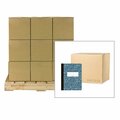 Roaring Spring Pallet of Blue Marble Composition Books, 9.75" x 7.75" 100 Blank Unruled White Paper Sheets 77261PL
