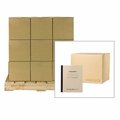 Roaring Spring Pallet of Flexible Manila Composition Books, 20 sheets of 15# White Paper, 8.5"x7", Wide Ruled 77340PL