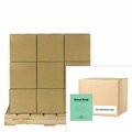 Roaring Spring Pallet of Exam Books, 8.5"x7", 8 sht/16 pg of 15# Recycled White Paper, Heavy Recycled Green Cover 77508PL