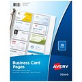 Avery Clear Business Card Organizer Pag, PK200 76009