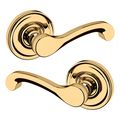 Baldwin Estate Passage Door Levers Lifetime Brass 5445V.003.PASS