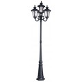 Livex Lighting Textured Black Outdoor Post Light, 4 Ligh 7869-14