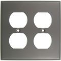 Rusticware Double Receptacle Switch Plate, Number of Gangs: 2 Oil Rubbed Bronze Finish 786ORB