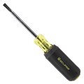 Eclipse Tools Slotted Screwdriver, 3/16"x3", Rubber Grip 800-097