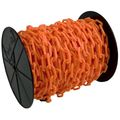 Mr. Chain Safety Orange Plastic Chain 3"(#10, 76 m 80112