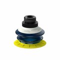 Piab Vacuum Cup, PUR, Blue/Yellow, 57 mm dia. S.MX57P3060.G12M.00