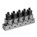 Smc Manifold for VO317 Valves, 4 Stations VV317-02-033-02