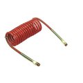 Grote Coiled Air 12 ft. Single Red, W 6" Lead 81-0012-R